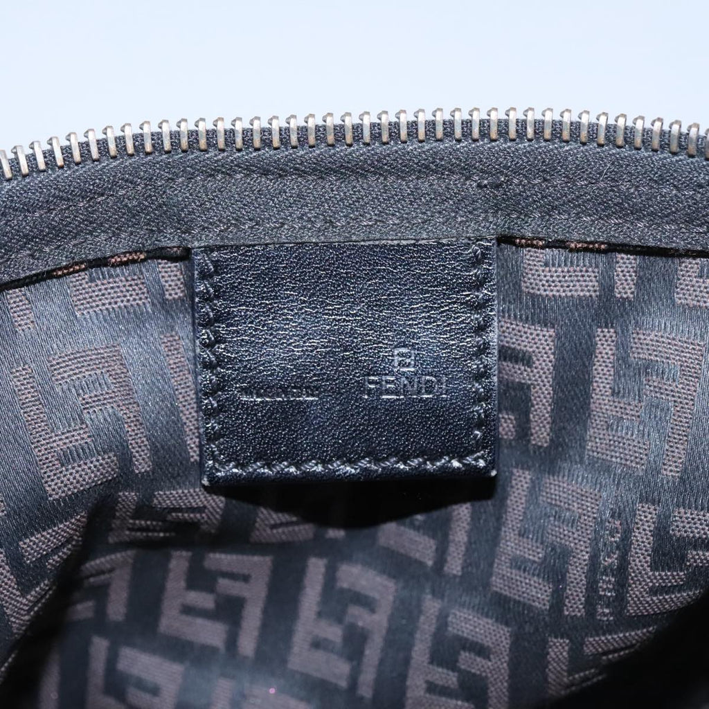 FENDI Zucchino Canvas Pouch Brown 101175