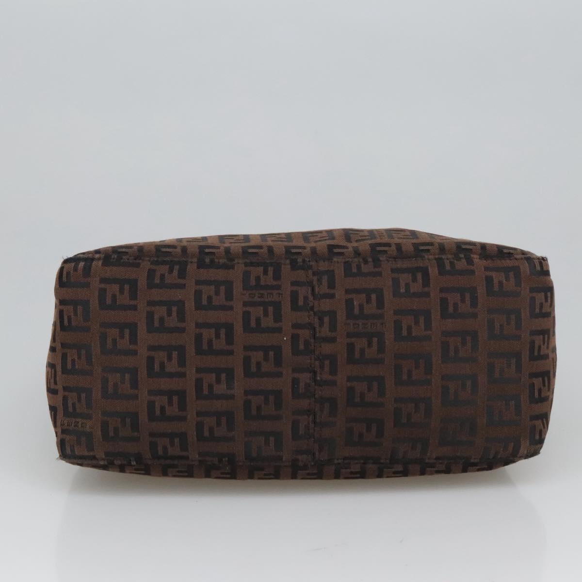 FENDI Zucchino Canvas Pouch Brown 101175