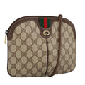 GUCCI GG Supreme Web Sherry Line Shoulder Bag PVC Beige 904 02 047 101184