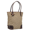 GUCCI GG Canvas Web Sherry Line Shoulder Bag Beige Gold 181779 101185