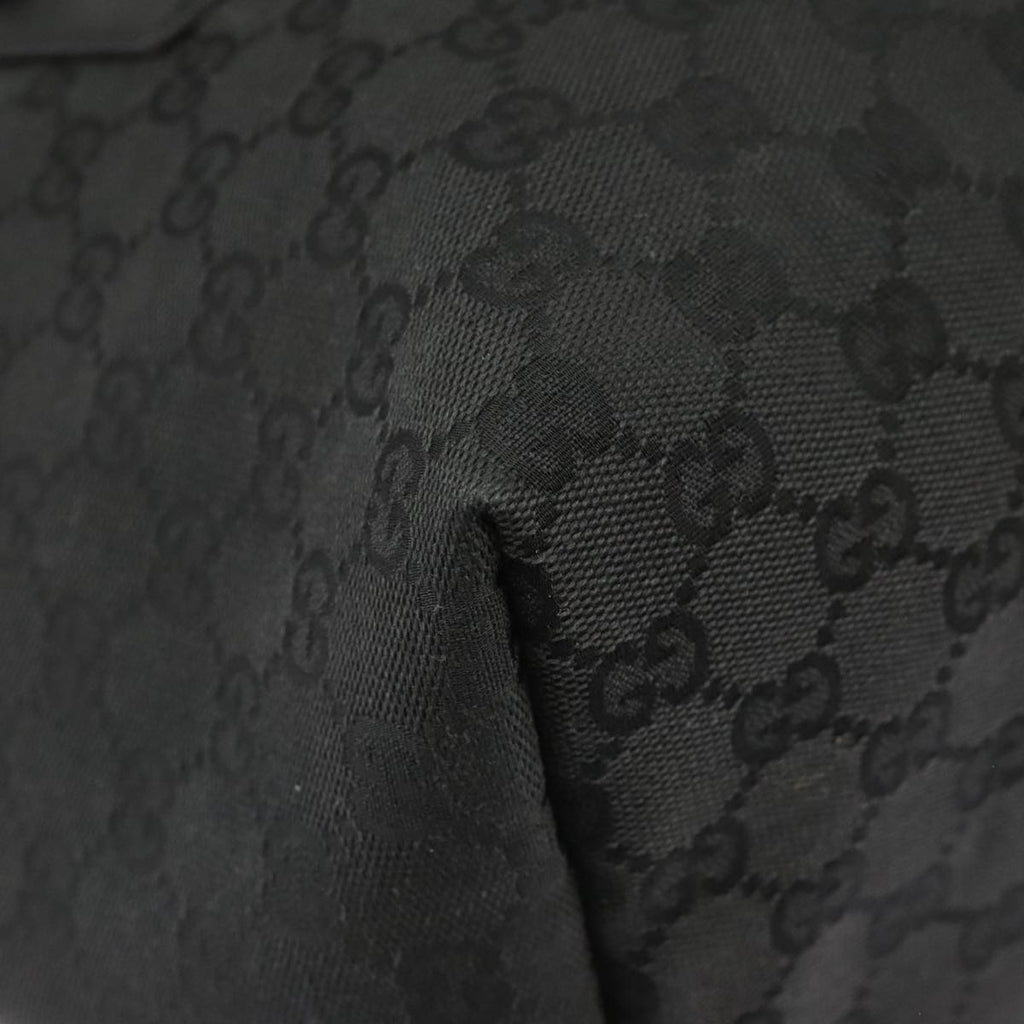 GUCCI GG Canvas Shoulder Bag Black 30501 101186