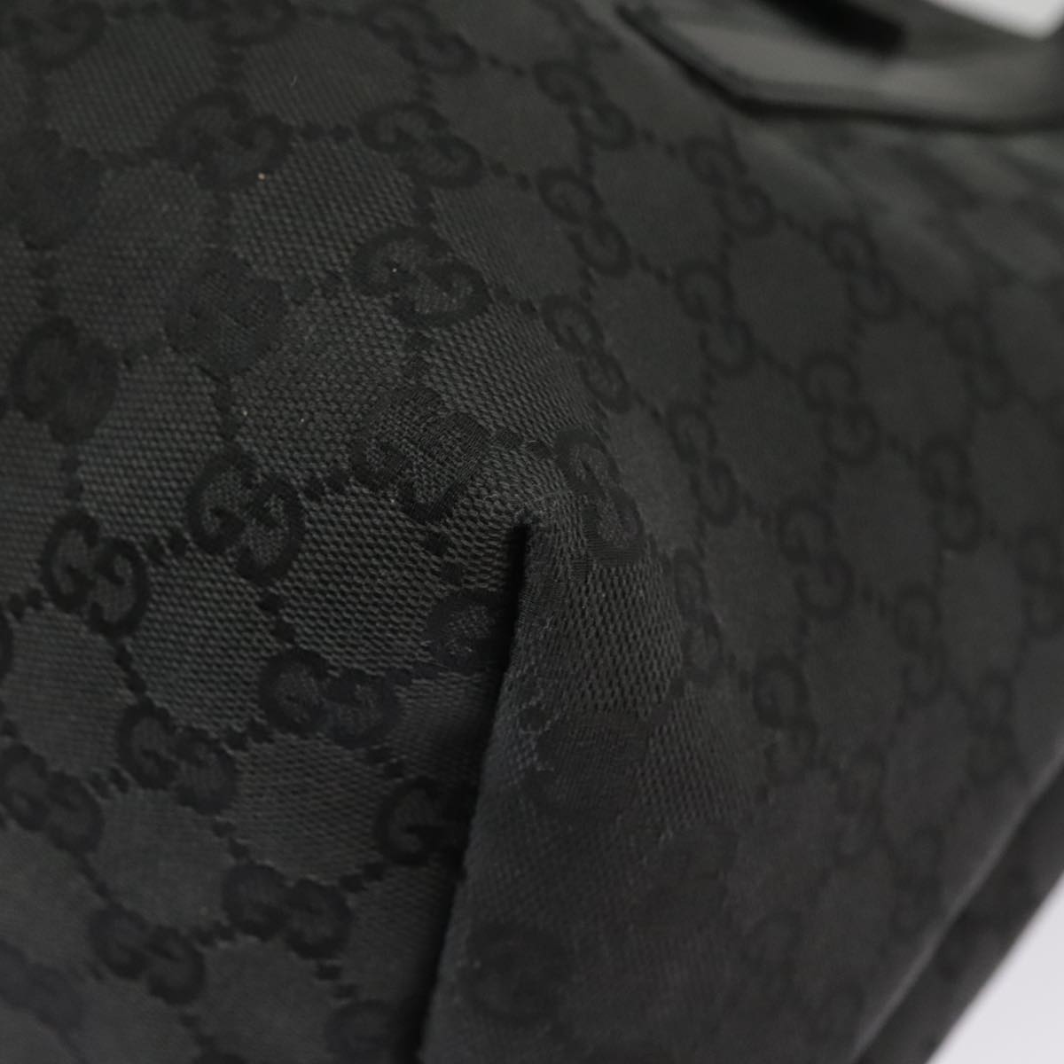 GUCCI GG Canvas Shoulder Bag Black 30501 101186