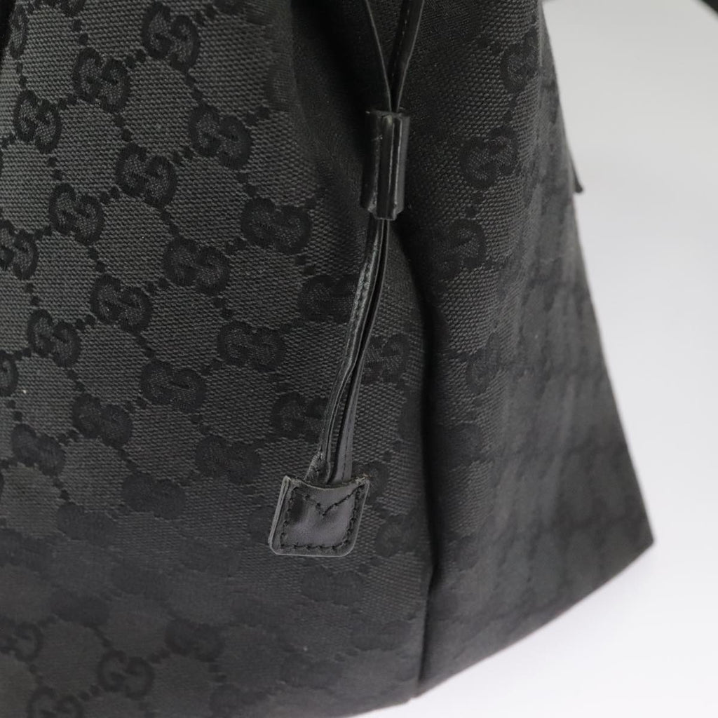GUCCI GG Canvas Shoulder Bag Black 30501 101186