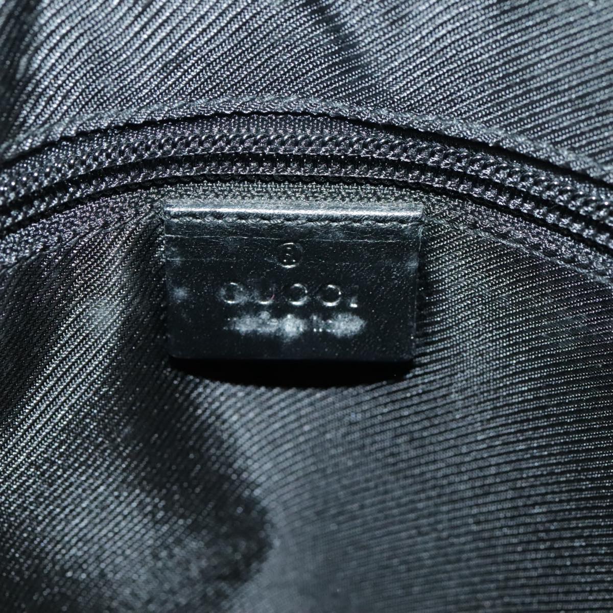 GUCCI GG Canvas Shoulder Bag Black 30501 101186