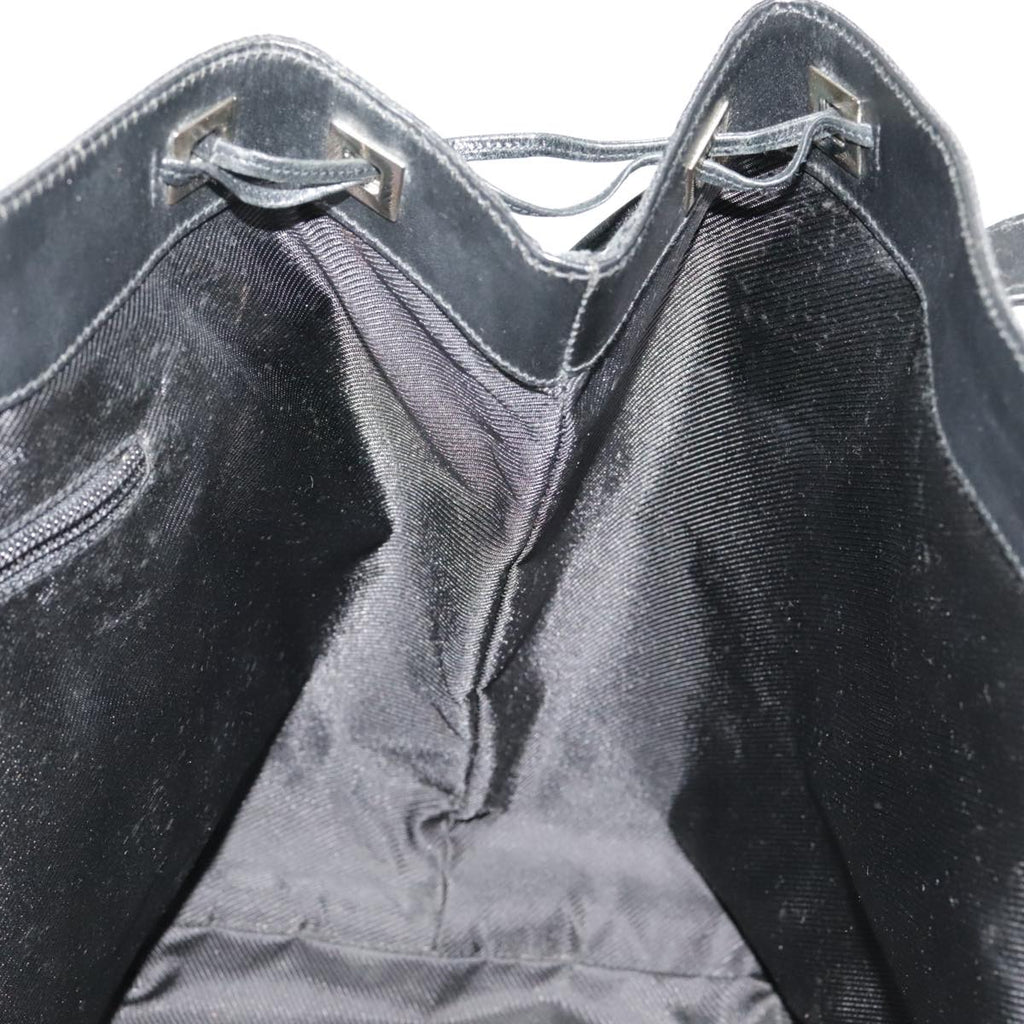 GUCCI GG Canvas Shoulder Bag Black 30501 101186