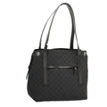 GUCCI GG Canvas Shoulder Bag Black 30501 101186