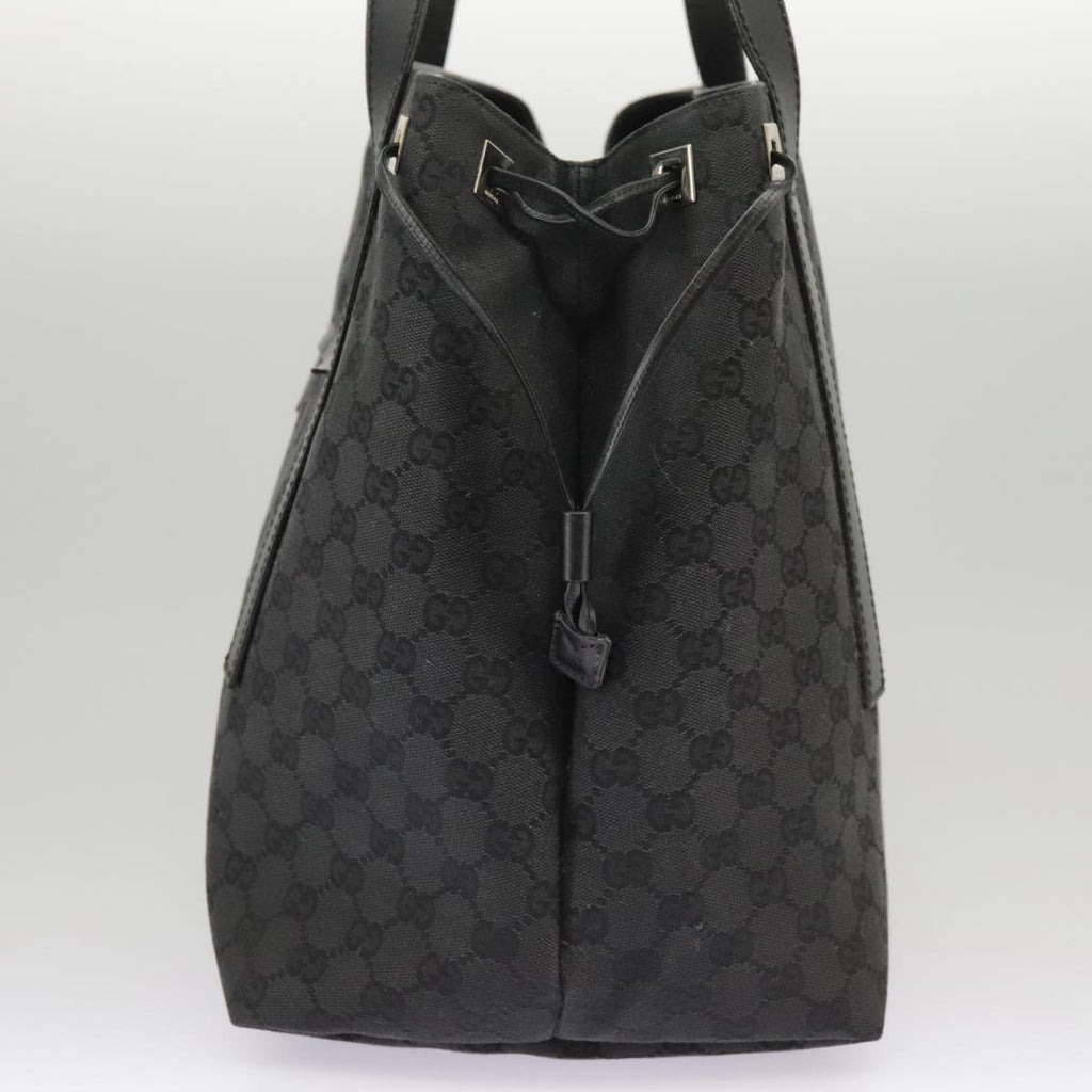 GUCCI GG Canvas Shoulder Bag Black 30501 101186