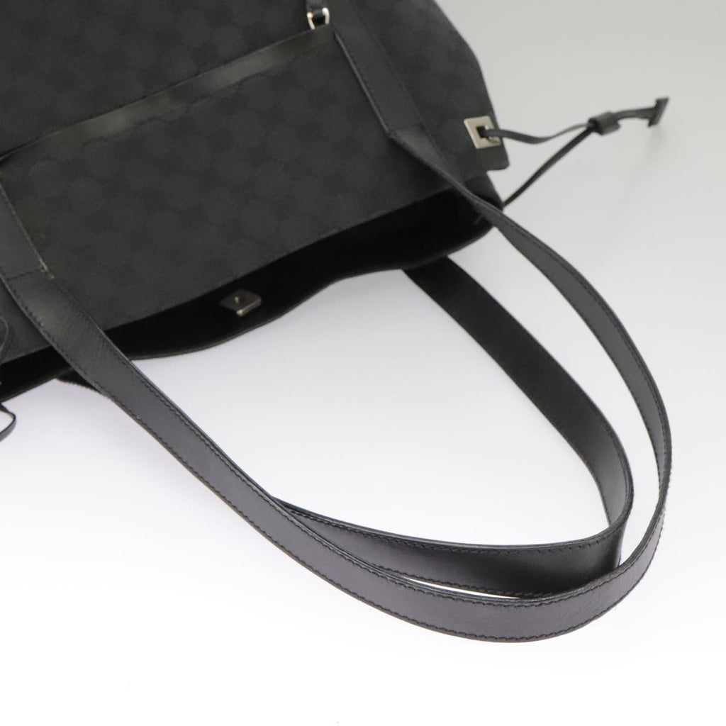 GUCCI GG Canvas Shoulder Bag Black 30501 101186