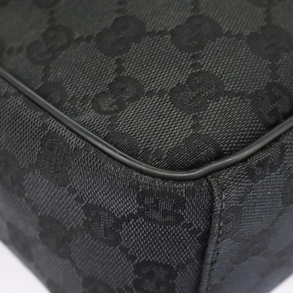 GUCCI GG Canvas Shoulder Bag Black 018 1612 101223