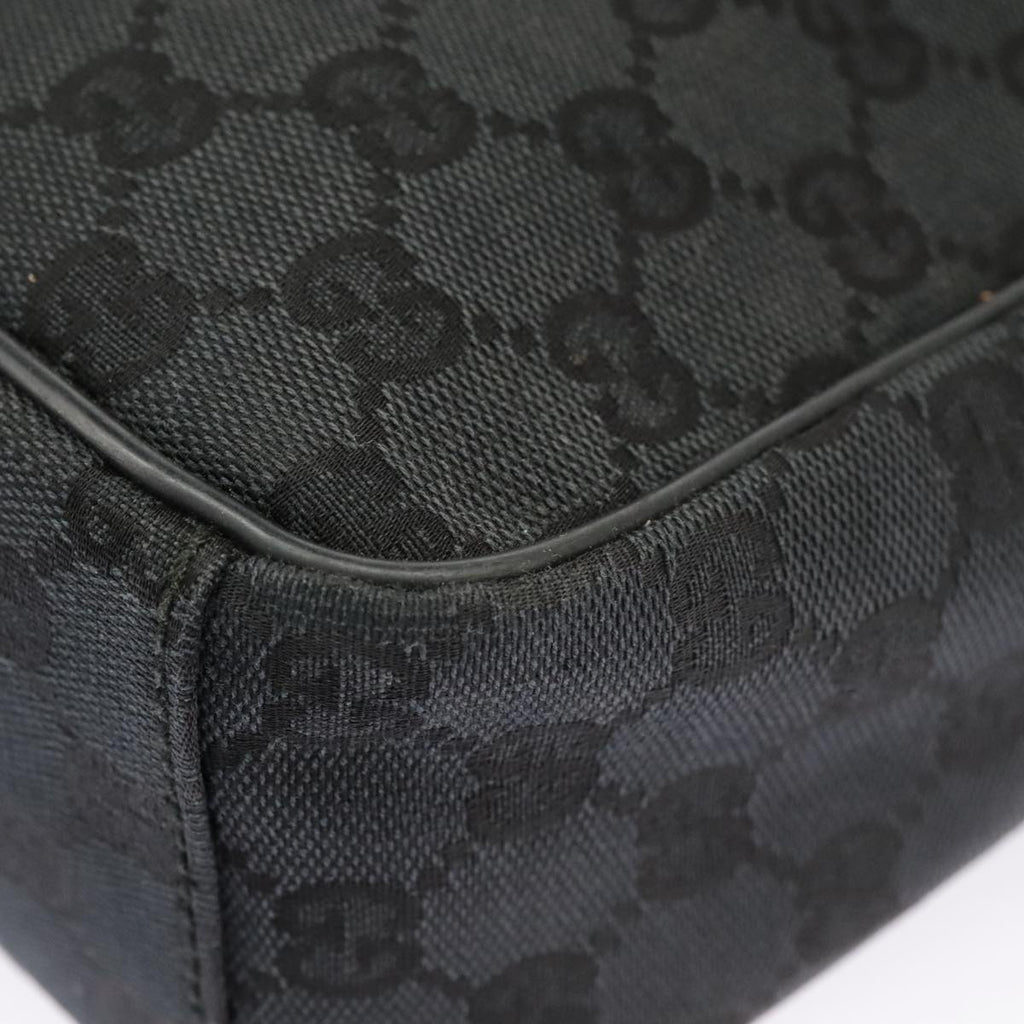 GUCCI GG Canvas Shoulder Bag Black 018 1612 101223