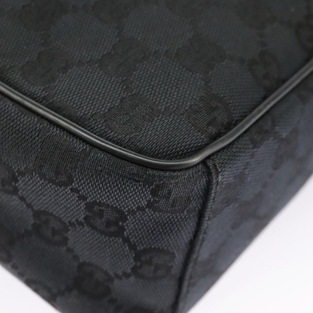GUCCI GG Canvas Shoulder Bag Black 018 1612 101223