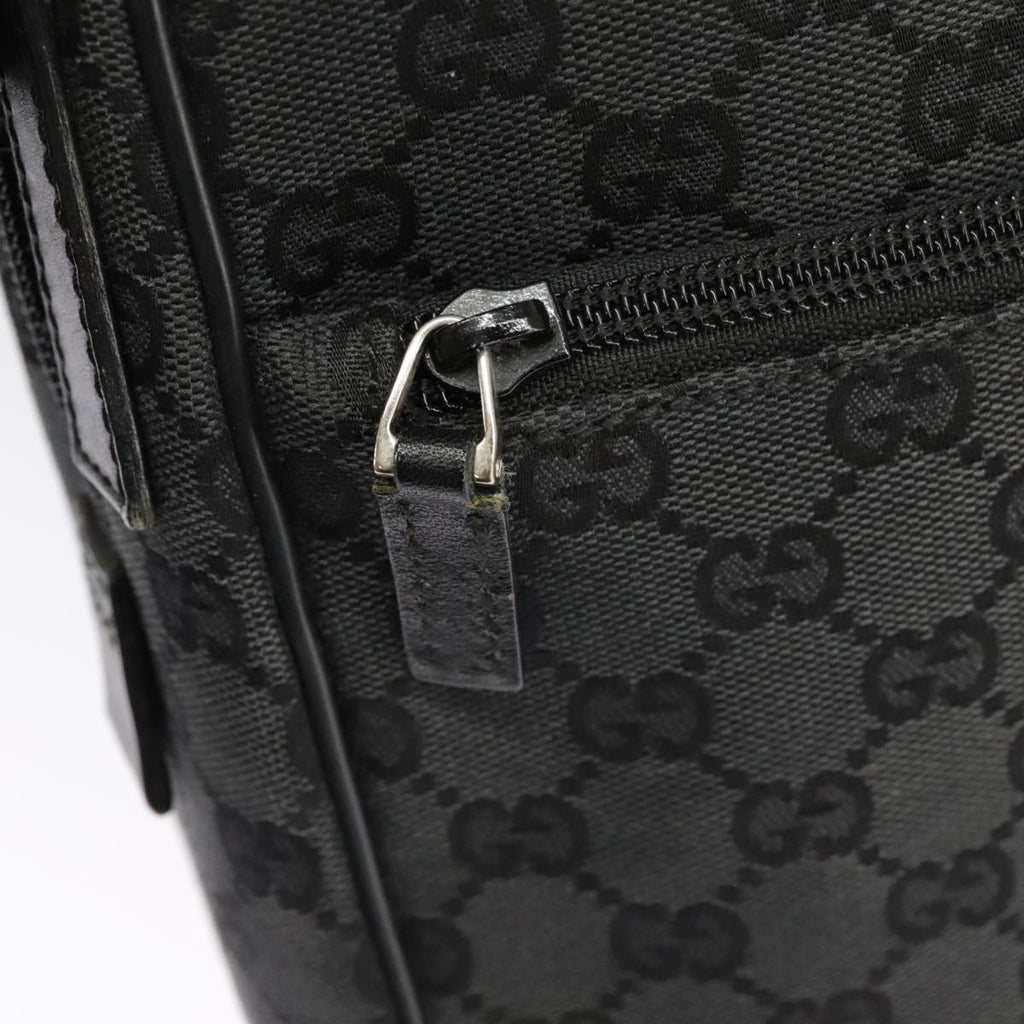 GUCCI GG Canvas Shoulder Bag Black 018 1612 101223