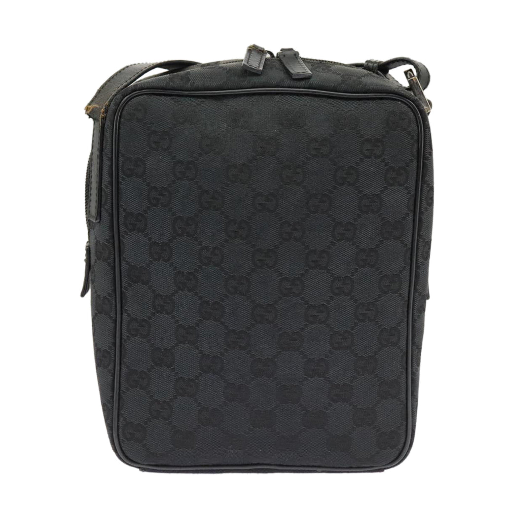 GUCCI GG Canvas Shoulder Bag Black 018 1612 101223
