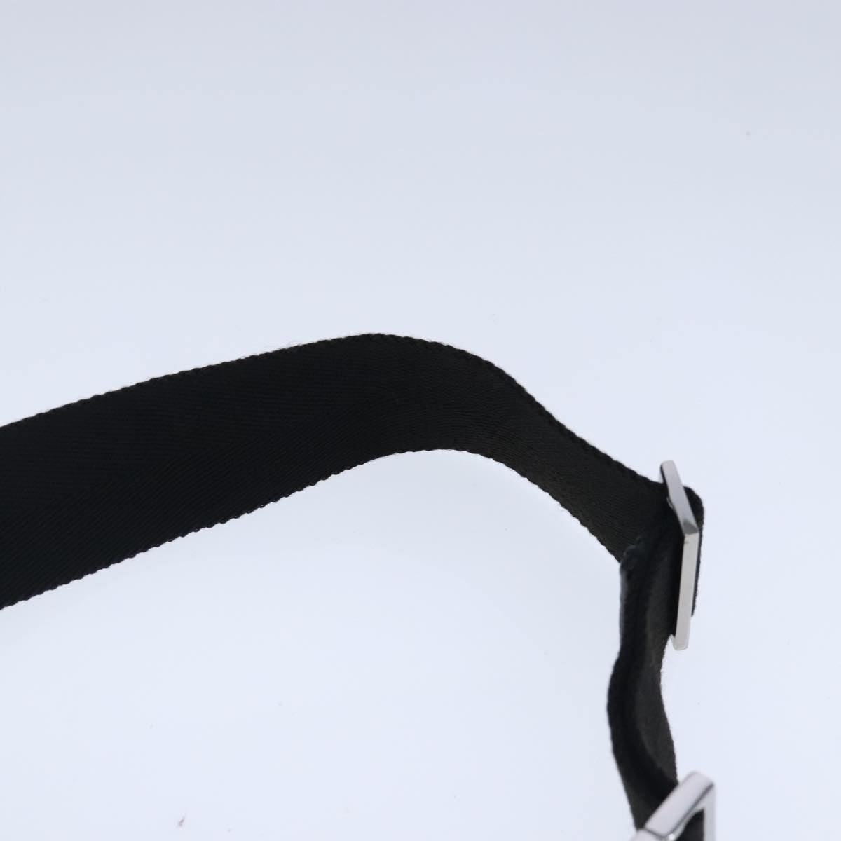 GUCCI Waist bag Nylon Black Silver 122350 101237