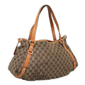 GUCCI GG Canvas Tote Bag Beige Gold 130736 101249