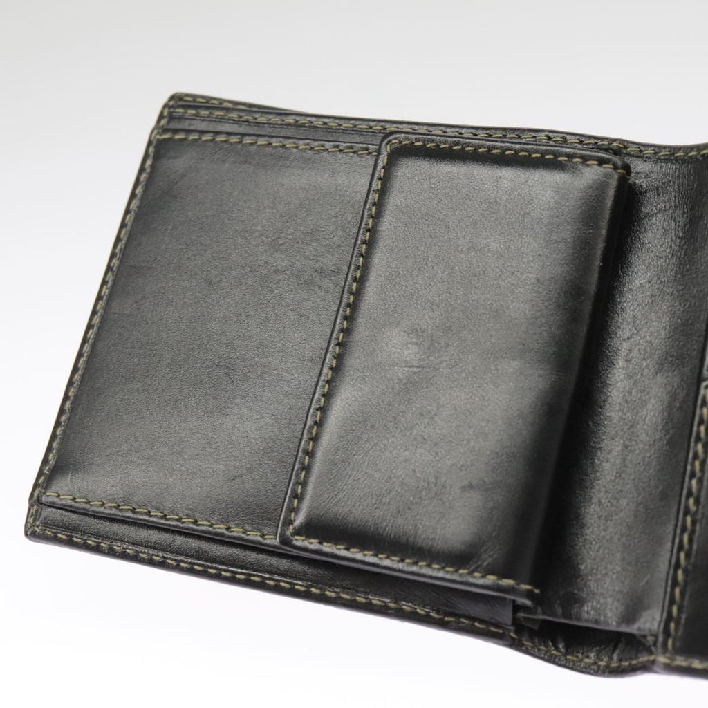 FENDI Pecan Canvas Wallet Black Brown Black Brown 101275