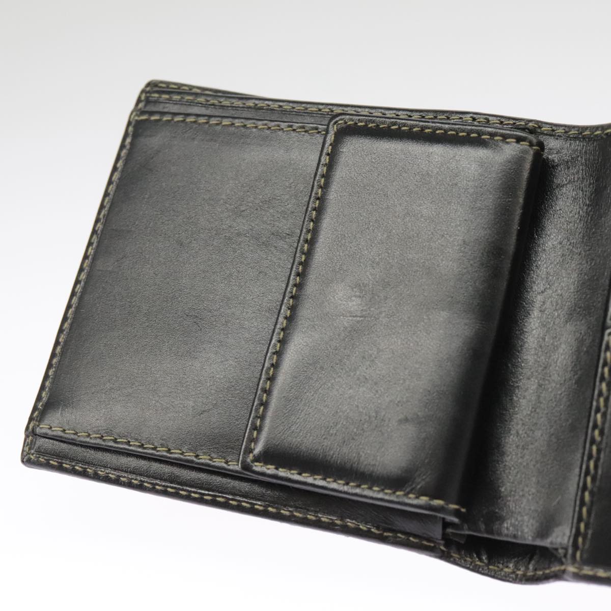 FENDI Pecan Canvas Wallet Black Brown Black Brown 101275