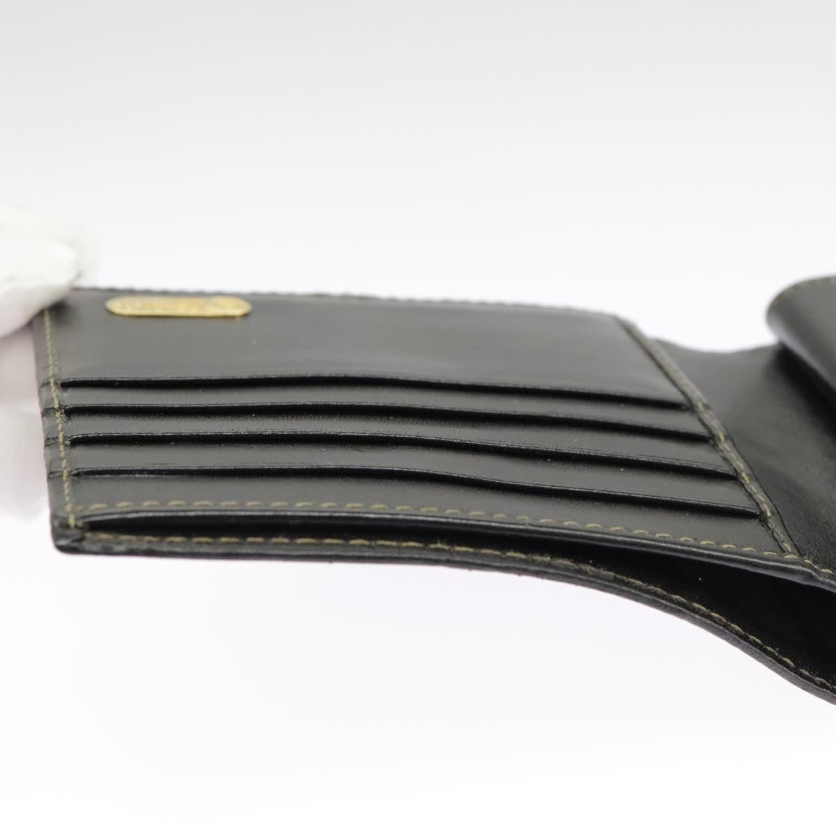 FENDI Pecan Canvas Wallet Black Brown Black Brown 101275