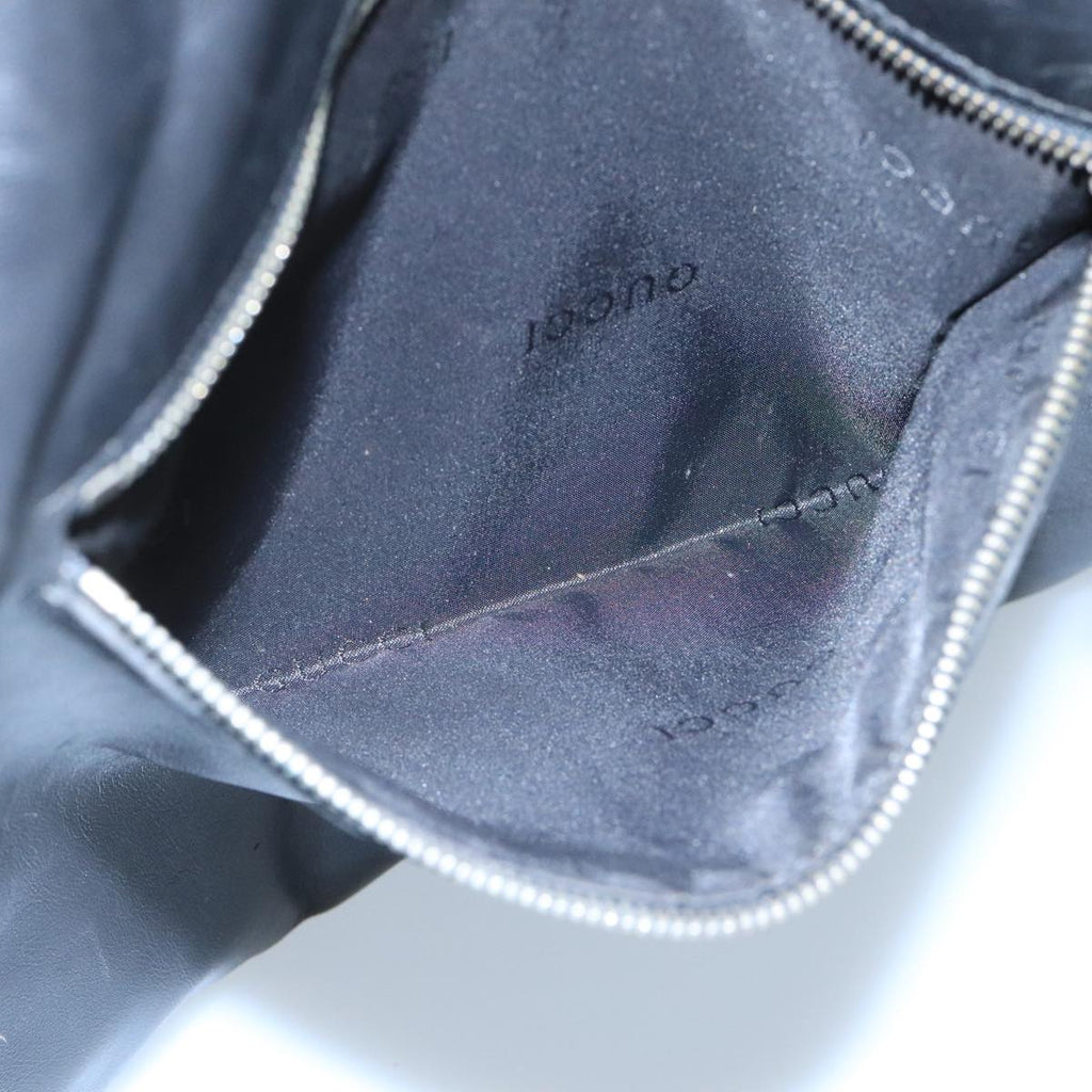GUCCI Shoulder Bag Leather Black 001 4012 101283