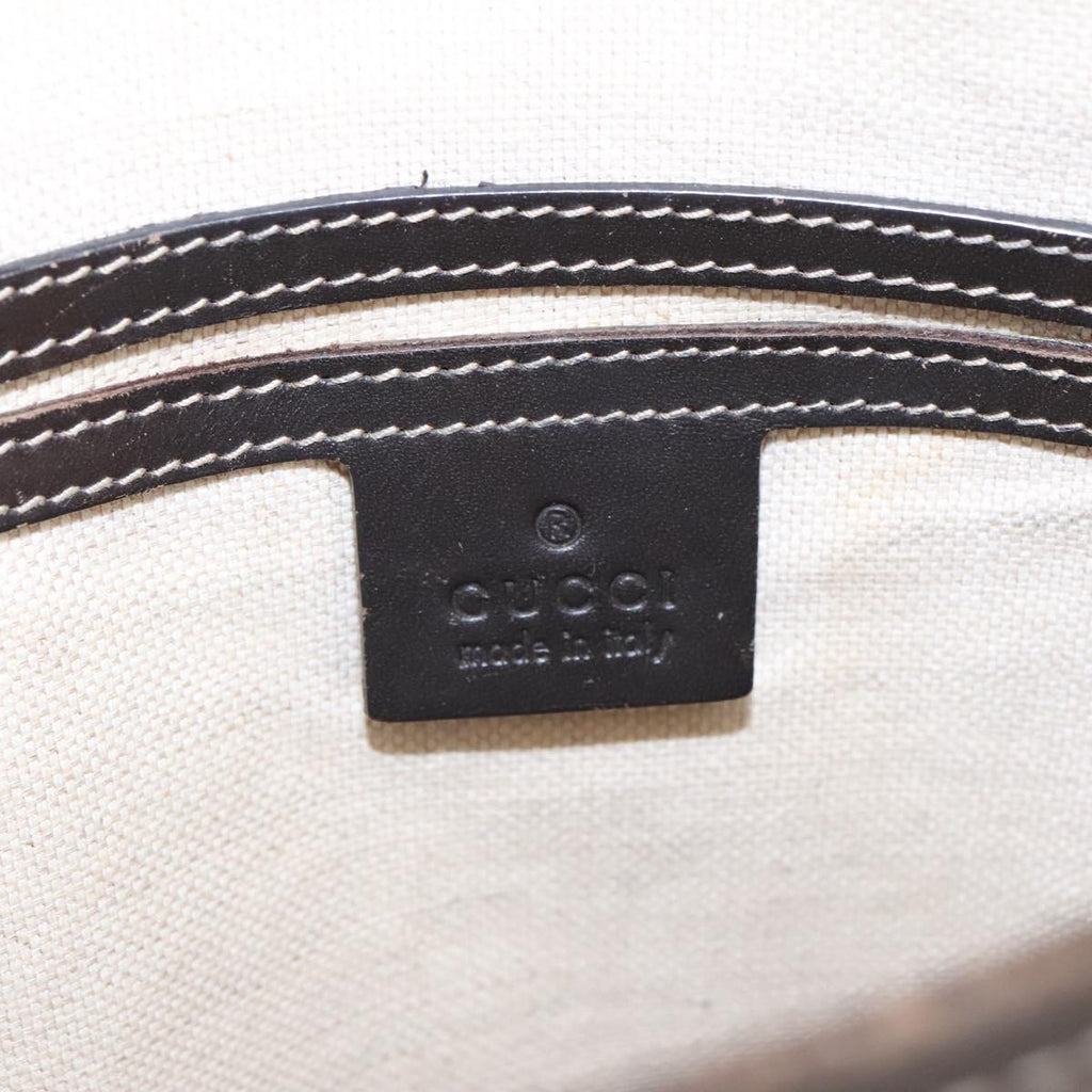 GUCCI GG Supreme Shoulder Bag PVC Beige 223666 101285