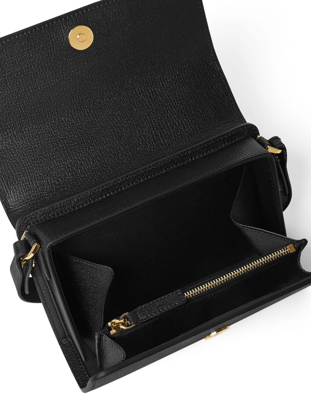 MEDUSA BIGGIE LEATHER CLUTCH BAG