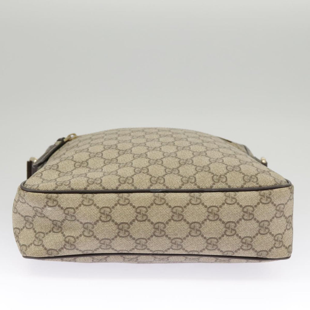 GUCCI GG Supreme Shoulder Bag PVC Beige 201448 101290