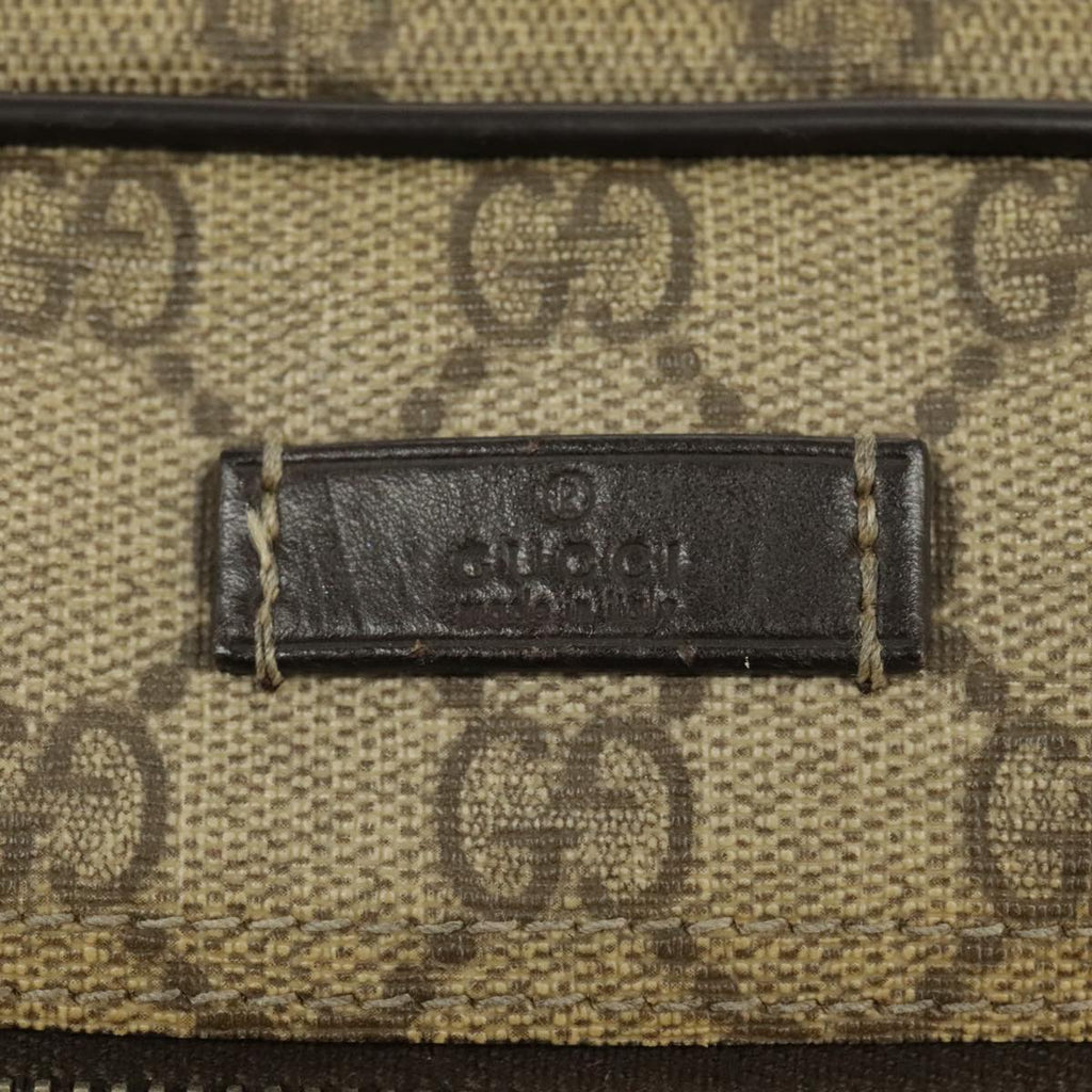 GUCCI GG Supreme Shoulder Bag PVC Beige 201448 101290