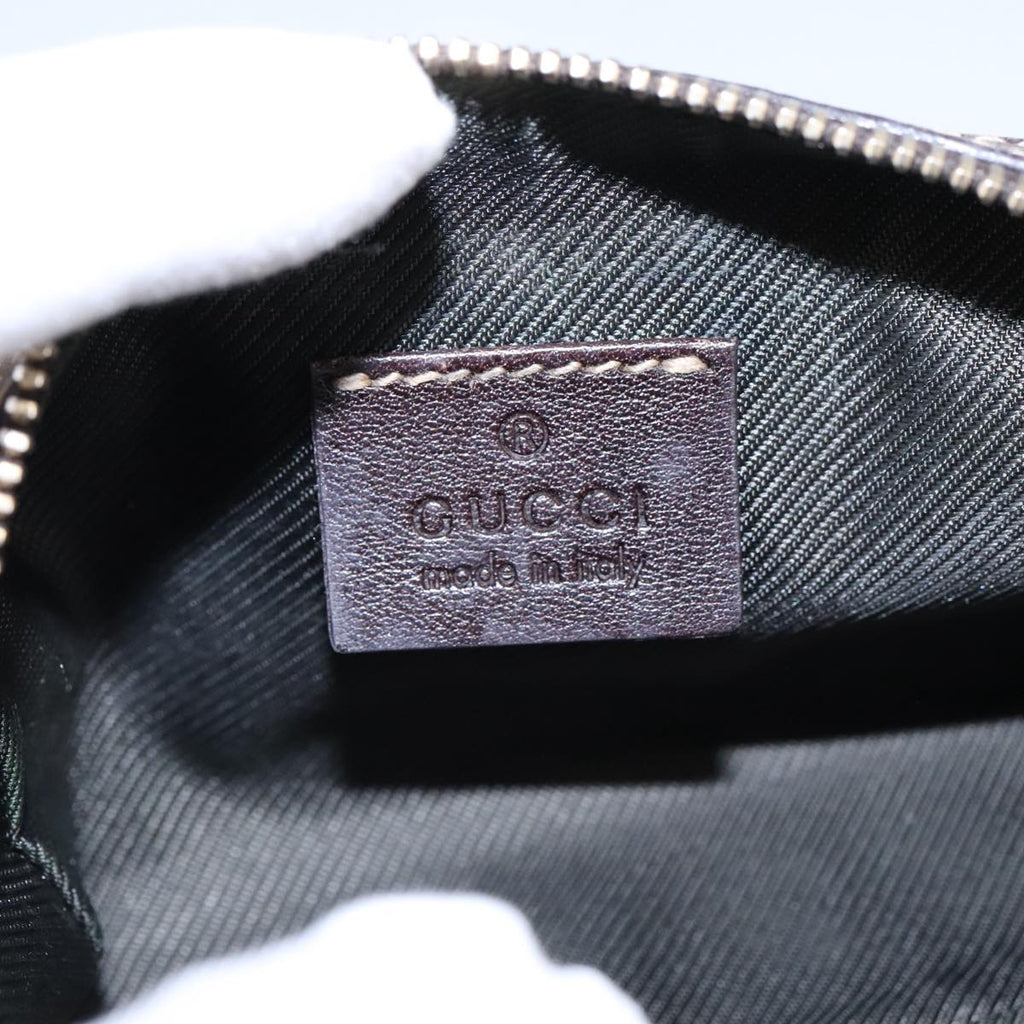 GUCCI GG Crystal Pouch Beige 115249 101306