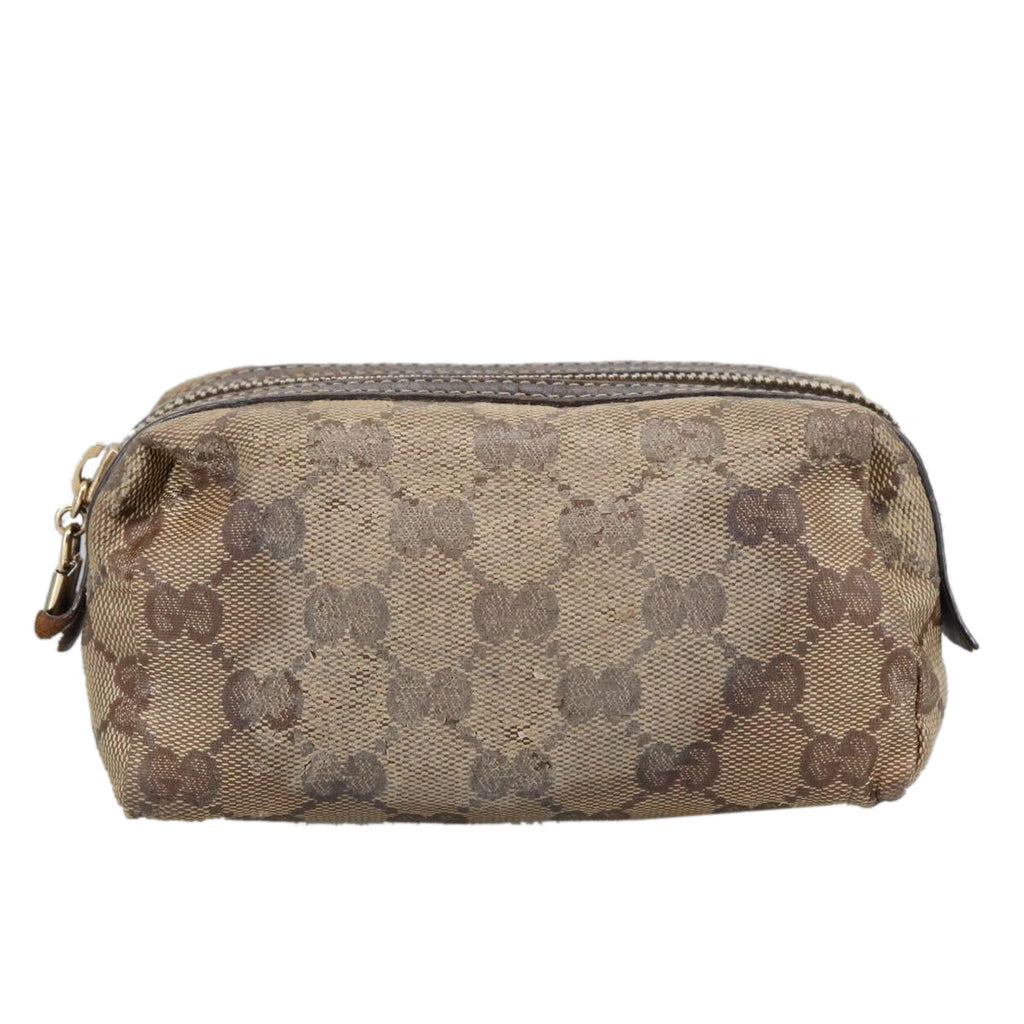 GUCCI GG Crystal Pouch Beige 115249 101306