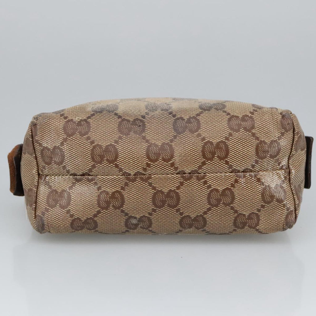 GUCCI GG Crystal Pouch Beige 115249 101306