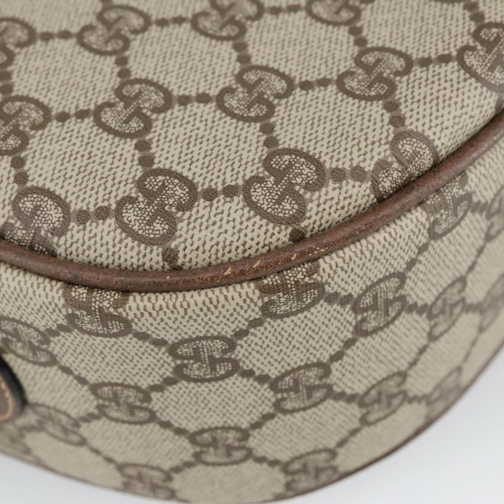 GUCCI GG Supreme Web Sherry Line Bag PVC Beige 001 123 0918 101309A