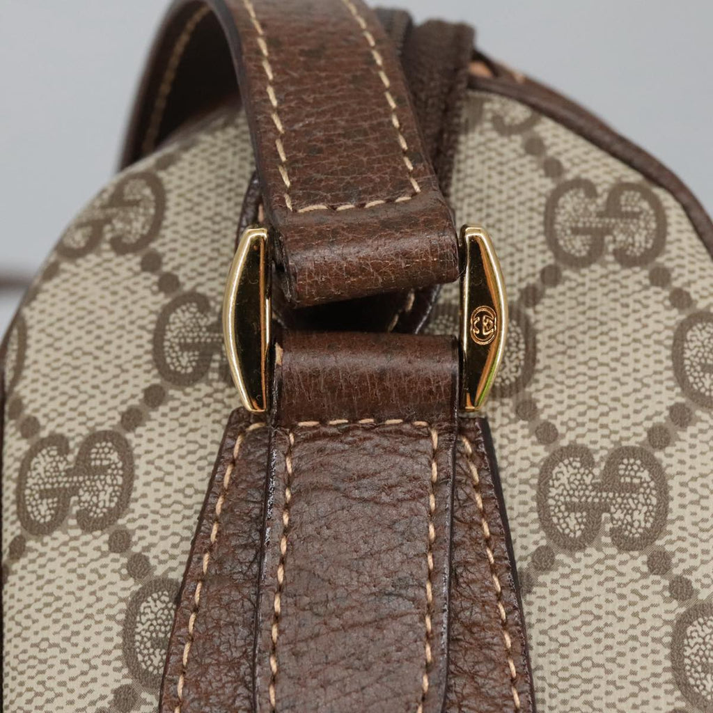GUCCI GG Supreme Web Sherry Line Bag PVC Beige 001 123 0918 101309A
