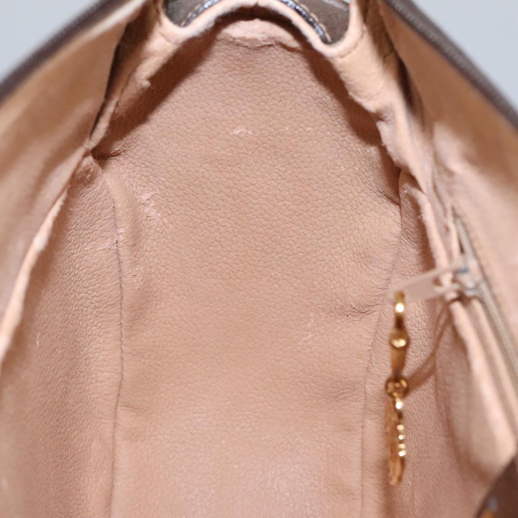 GUCCI GG Supreme Web Sherry Line Bag PVC Beige 001 123 0918 101309A