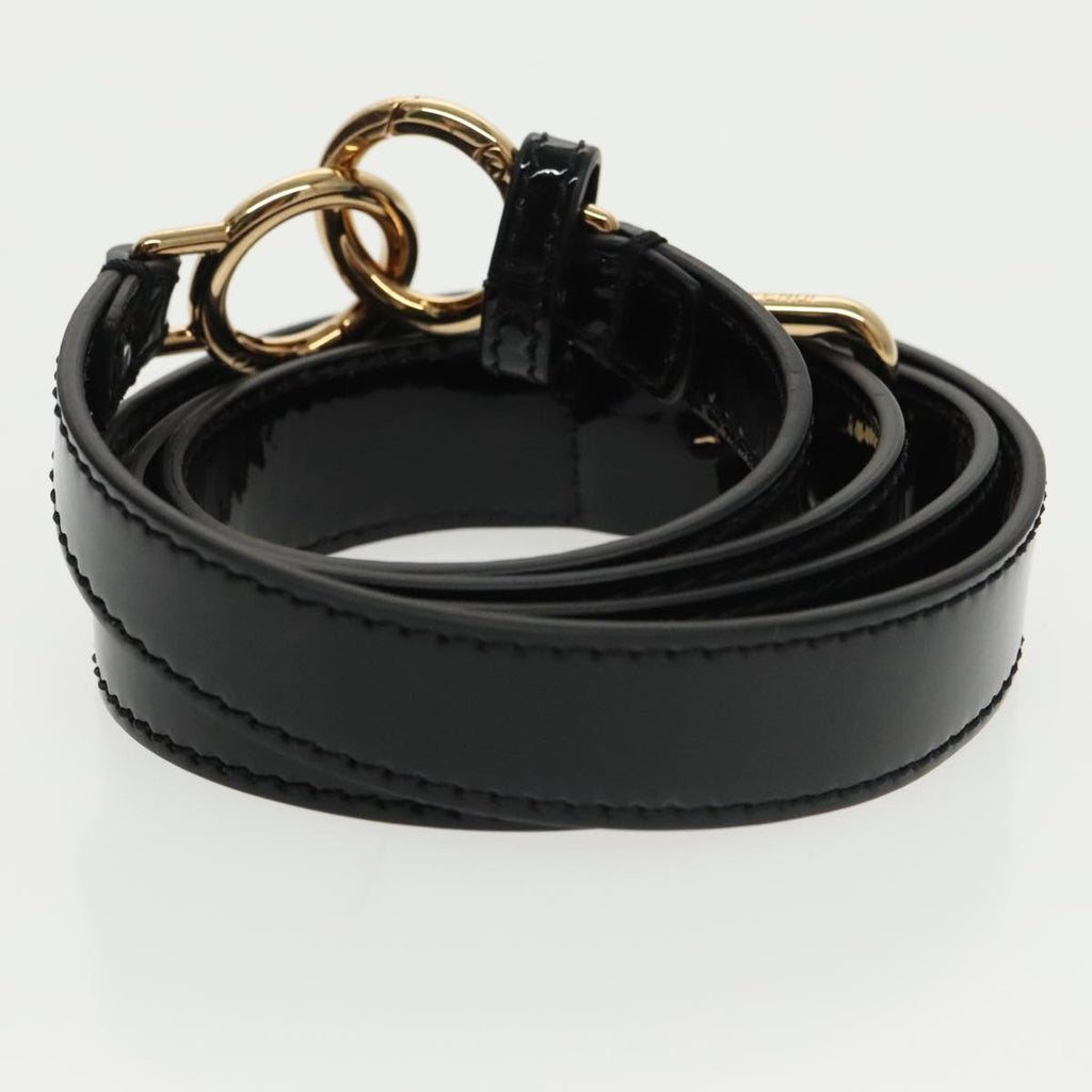 FENDI Pecan Peek A Boo Regular Hand Bag Mouton 2way Black Brown 101314S