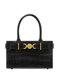 MEDUSA '95 SMALL CROCO EMBOSSED LEATHER TOTE BAG