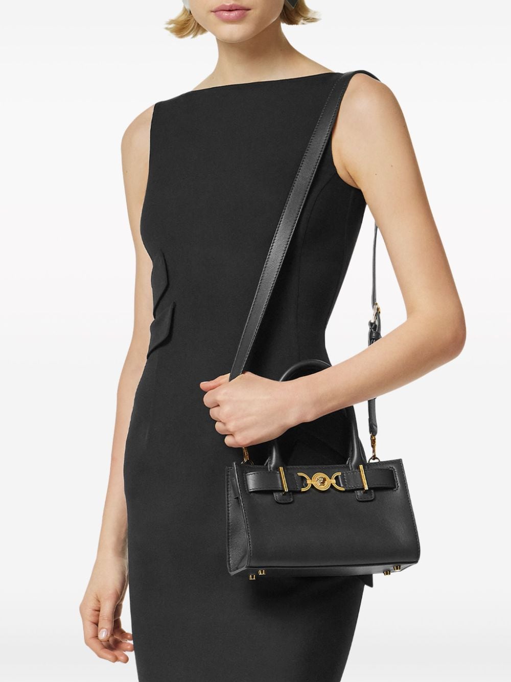 MEDUSA '95 SMALL LEATHER TOTE BAG
