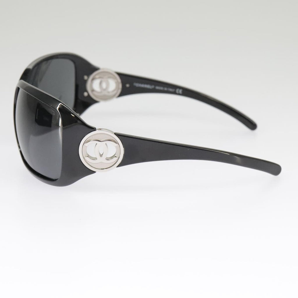 CHANEL Sunglasses plastic Black CC 101335