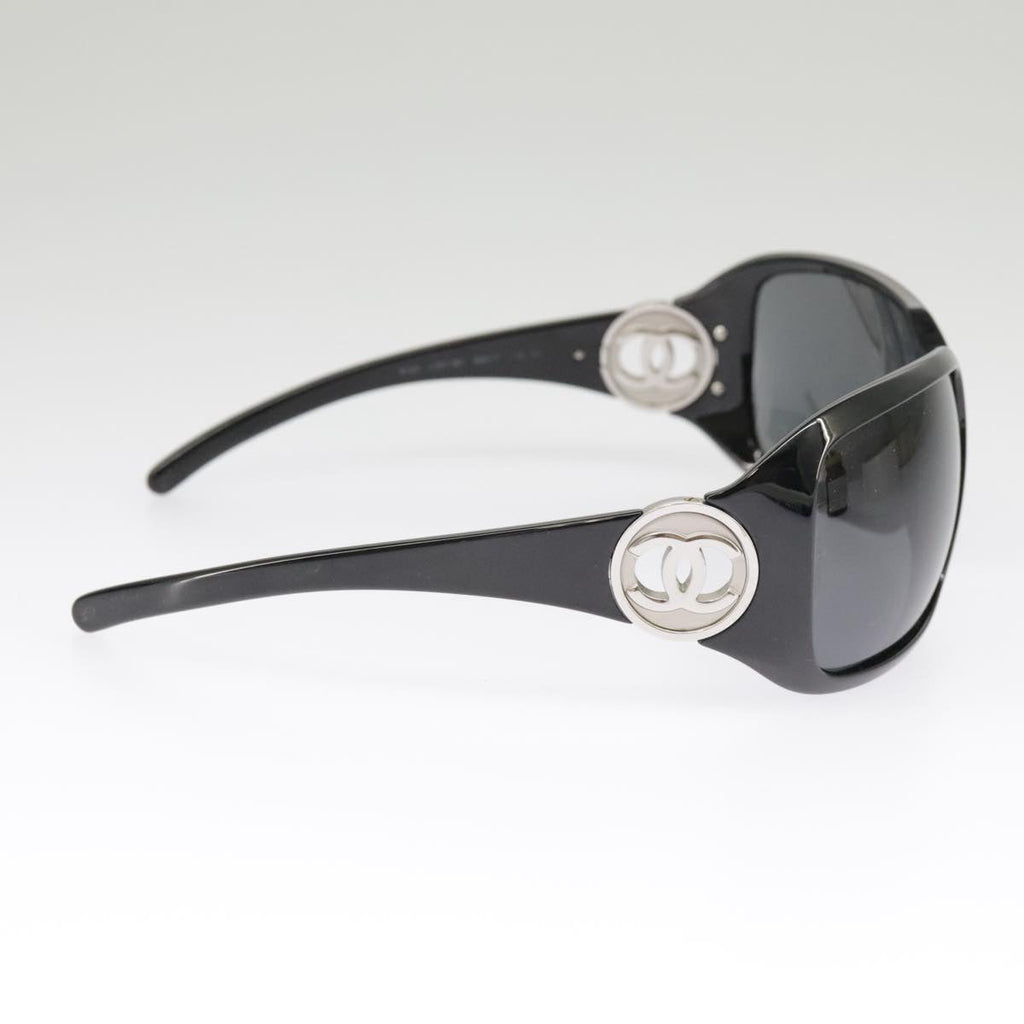 CHANEL Sunglasses plastic Black CC 101335