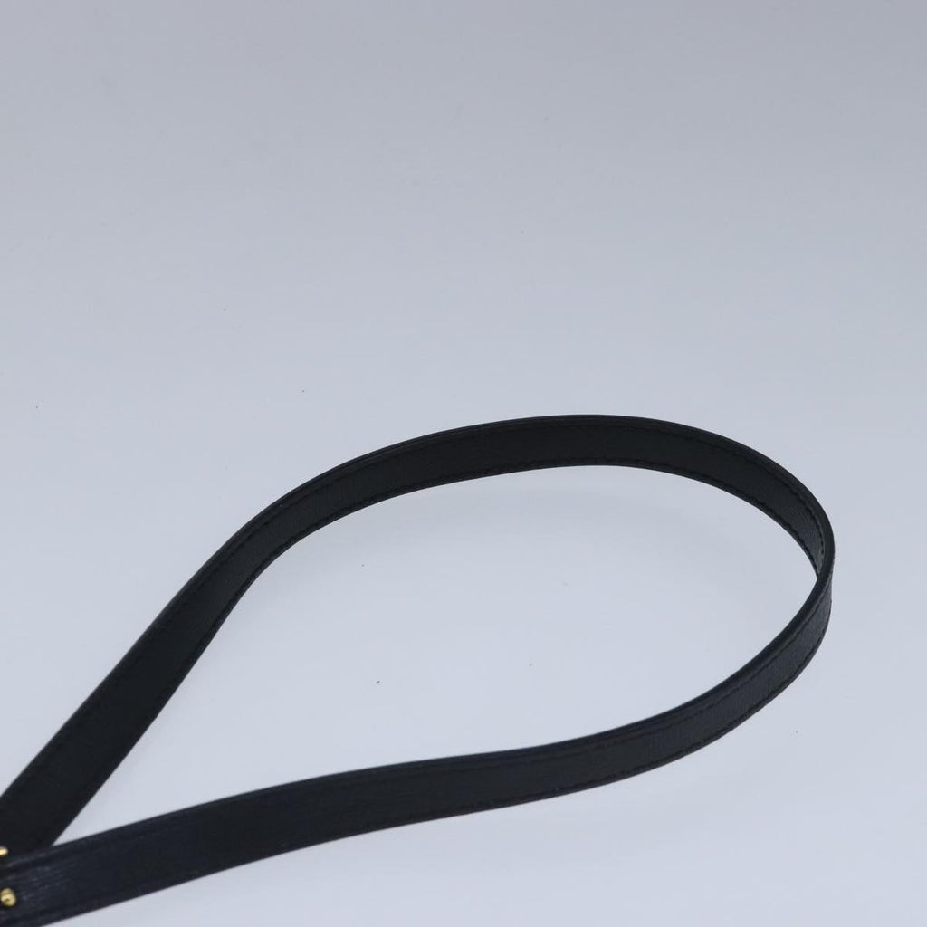 FENDI Petite To Jules Hand Bag Leather 2way Gold Black 8BH253 101381