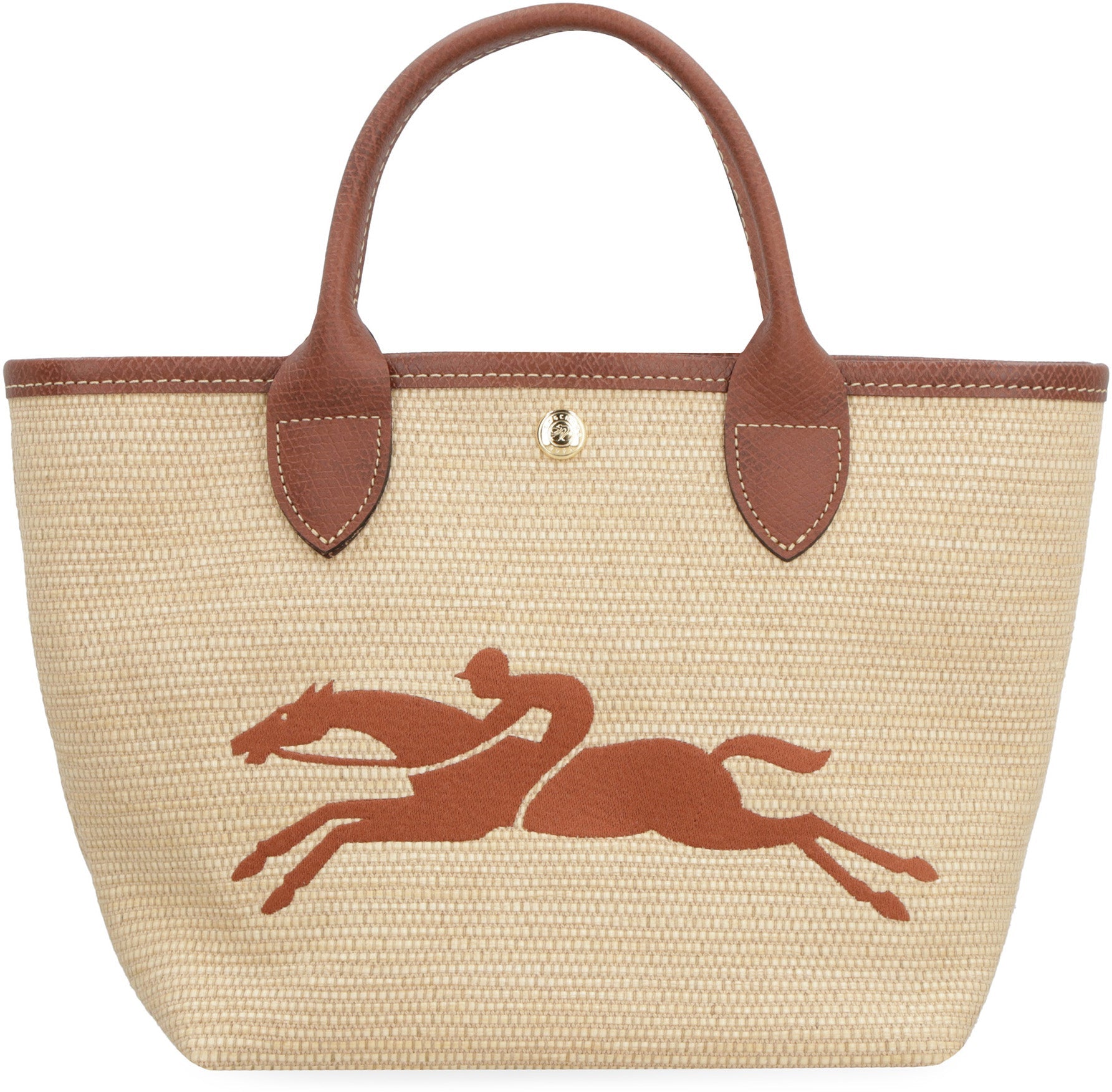 BROWN/BEIGE S LE PANIER BAG