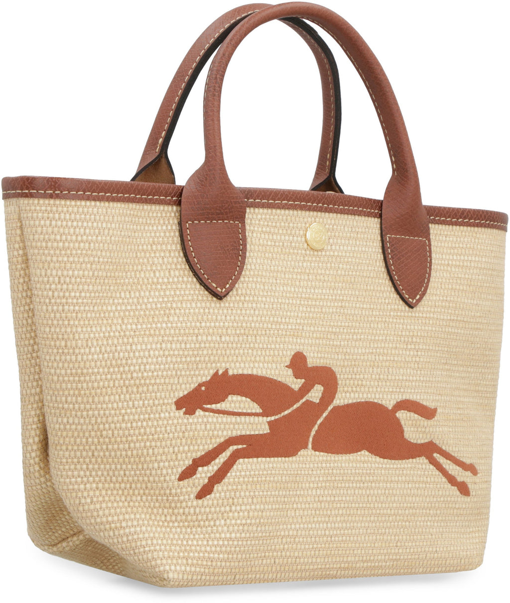 BROWN/BEIGE S LE PANIER BAG