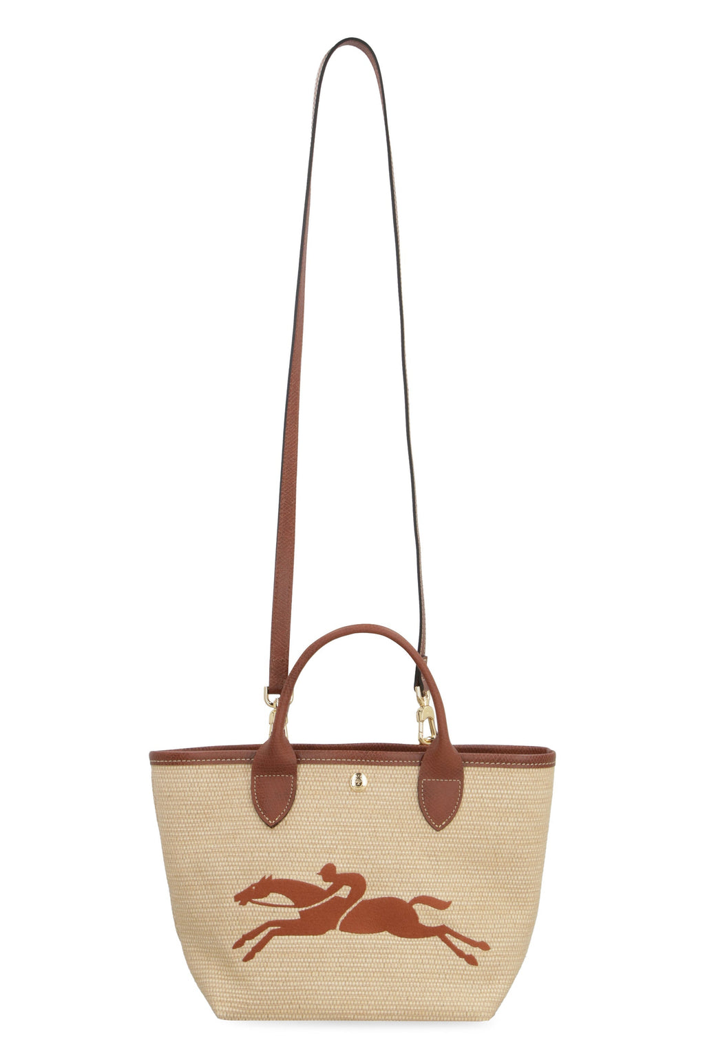BROWN/BEIGE S LE PANIER BAG