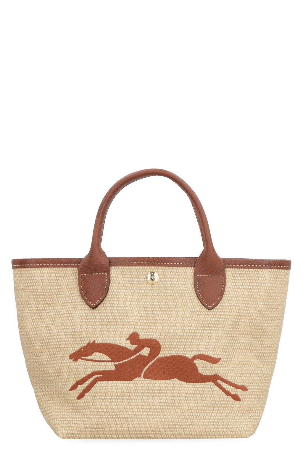 BROWN/BEIGE S LE PANIER BAG