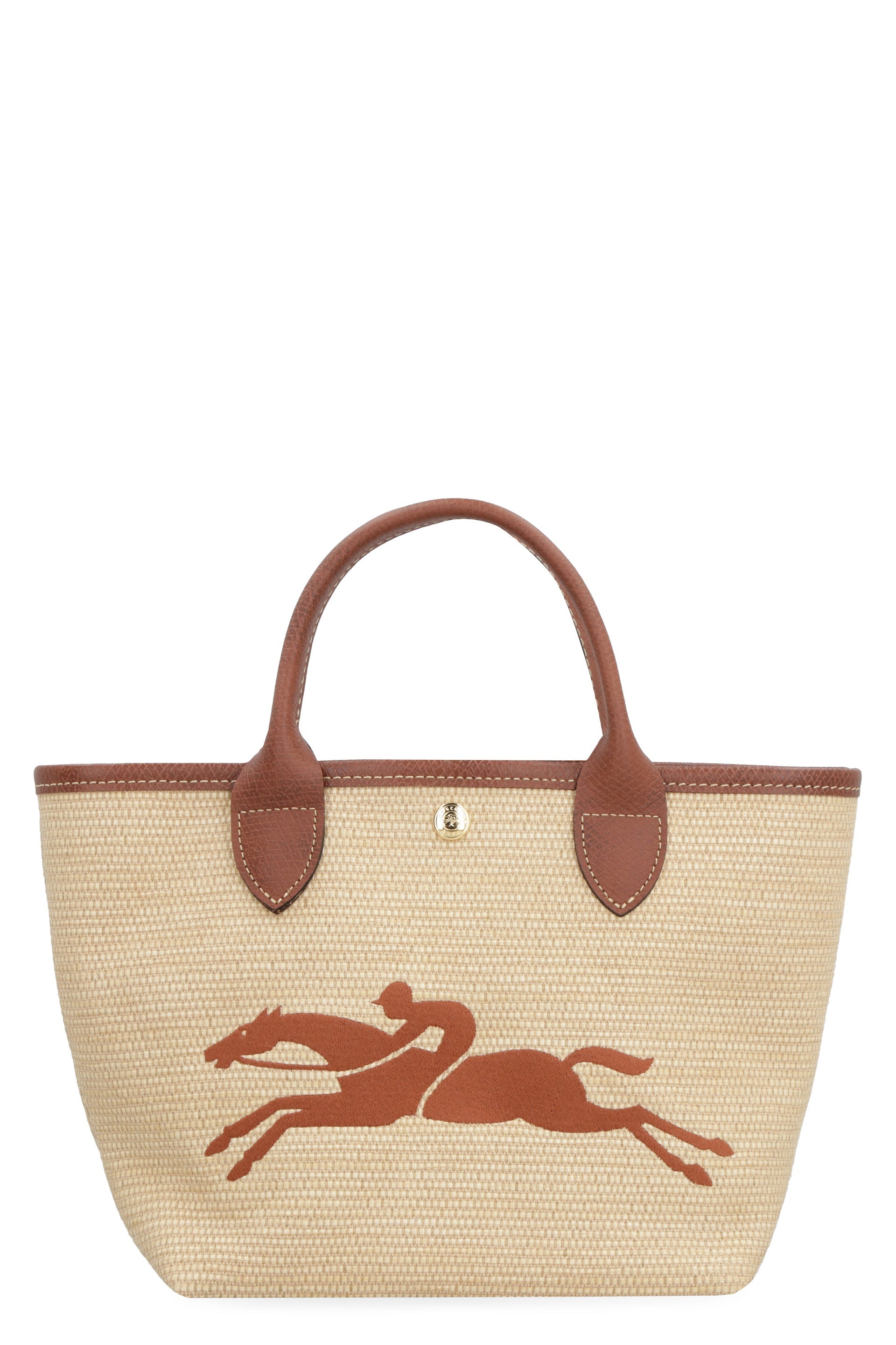 BROWN/BEIGE S LE PANIER BAG