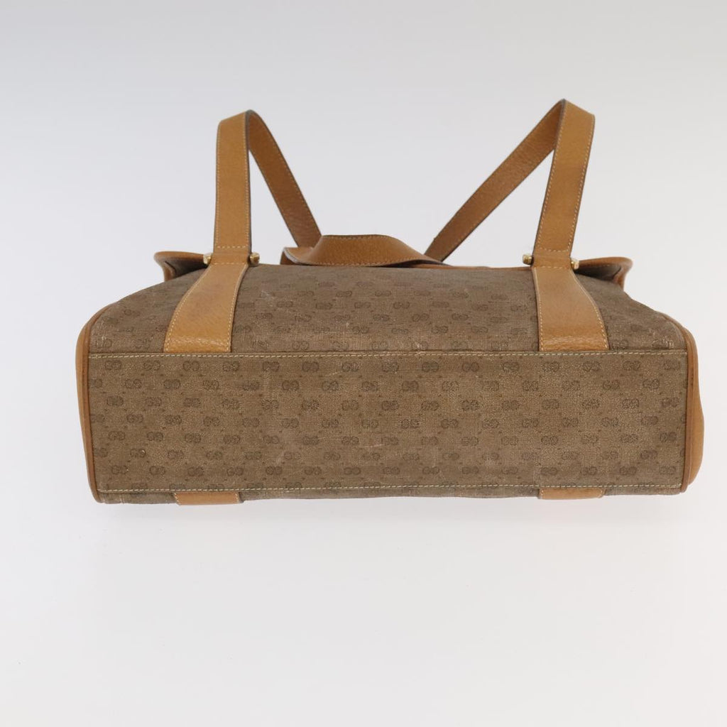 GUCCI GG Supreme Sherry Line Shoulder Bag PVC 5Set Beige Red 101558