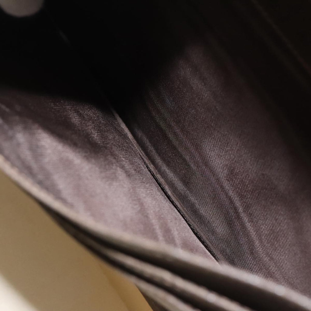 GUCCI Trunk Leather Brown Gold 101575