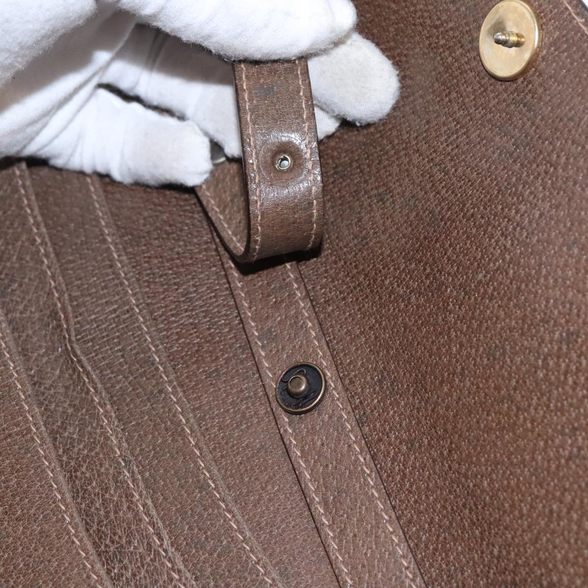 GUCCI Trunk Leather Brown Gold 101575