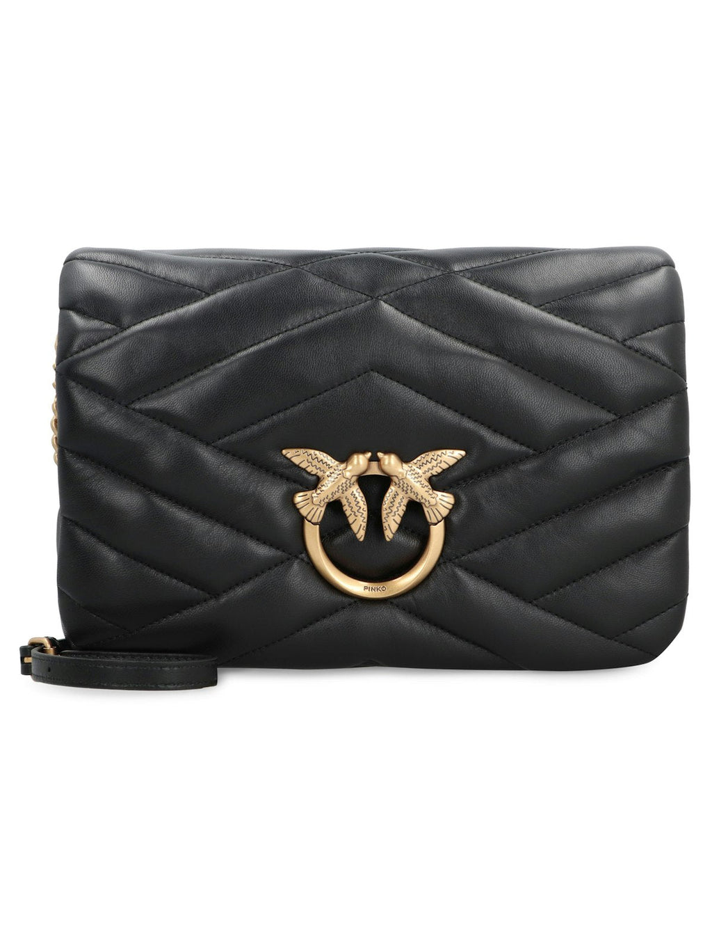 LOVE BAG CLICK PUFF LEATHER BAG