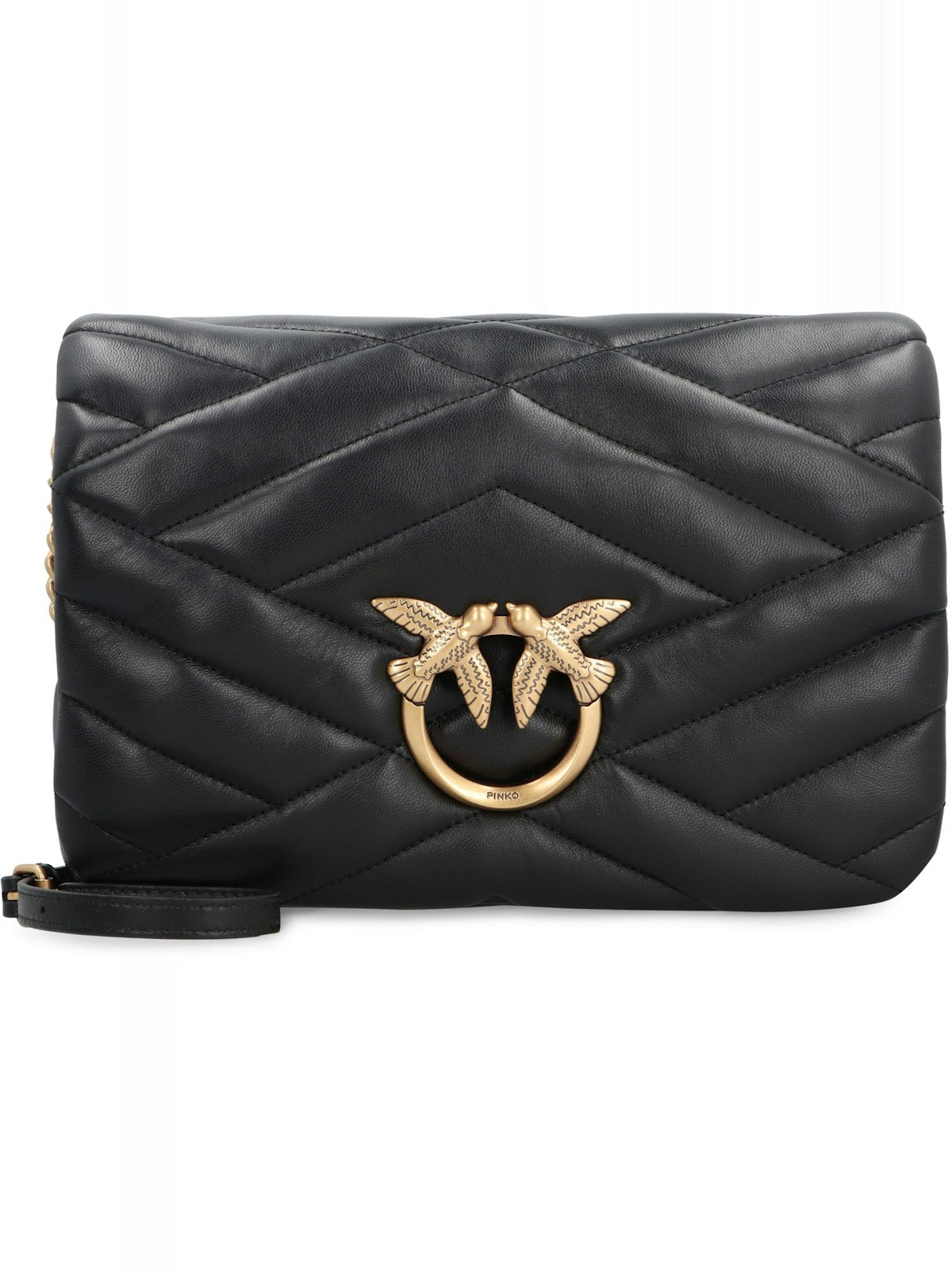 LOVE BAG CLICK PUFF LEATHER BAG