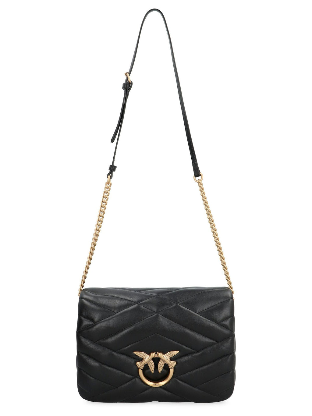 LOVE BAG CLICK PUFF LEATHER BAG